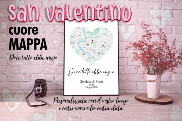 San Valentino Cuore Mappa