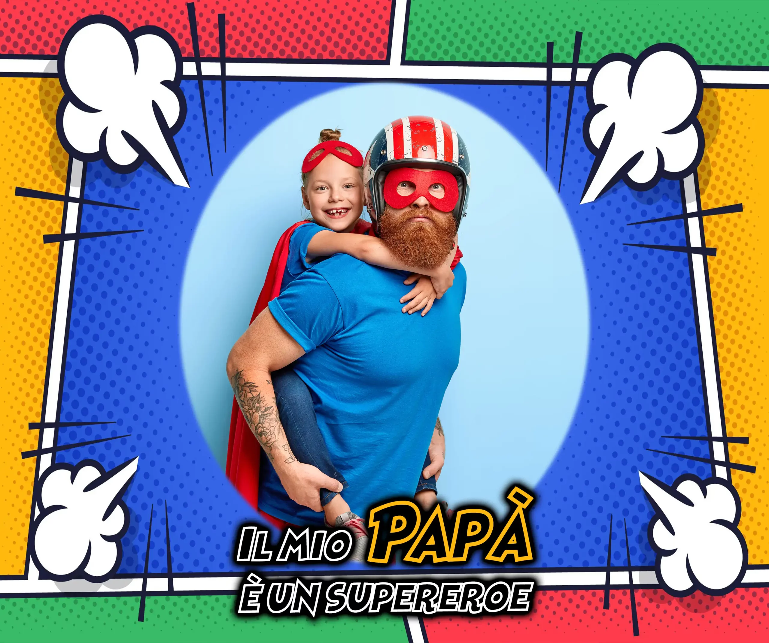 Tappetino Mouse Super Papà (B)